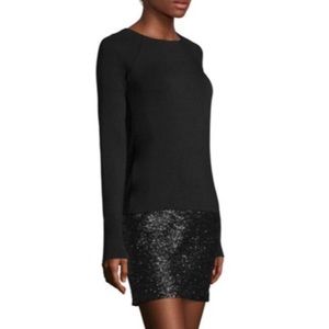 Bailey 44 Kristen Dress Black With Sequin Skirt Size Small